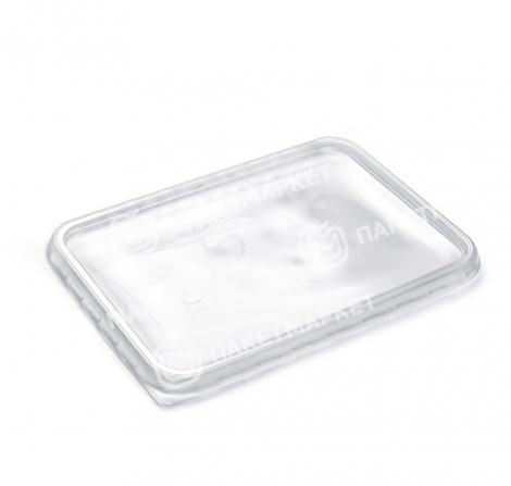 Крышка для контейнера 186*132*10мм ПП прям/проз УПАКС 1/25/500шт
