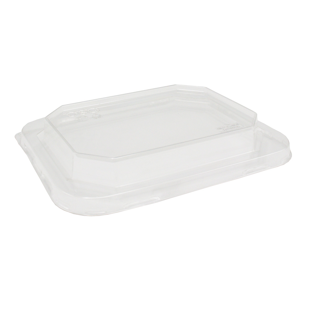 Крышка 186*146*31мм для контейнера п/салат OSQ Octobox 500  ПОЛУКУПОЛ 1/70/560шт