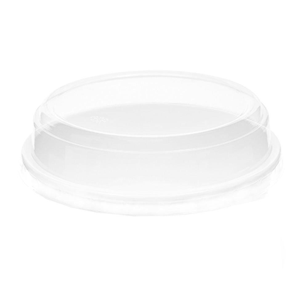 Крышка 155*18мм ПЭТ для контейнера п/салат OSQ Round Bowl ПОЛУКУПОЛ 620,750,1000 1/45/270шт