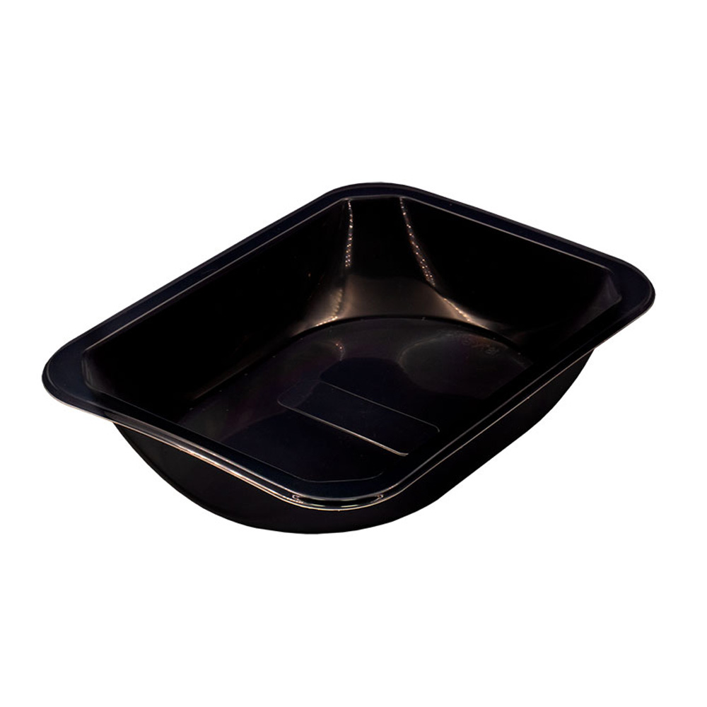 Контейнер под запайку 187*137*50мм ПП 850мл ФРЕШ прям/черное дно б/крышки 1/20/560шт